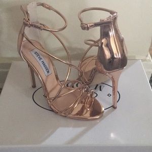 Steve Madden Satya Rose Gold heels